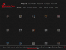 Tablet Screenshot of manntau.de